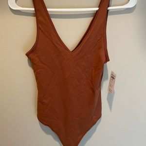 Abercrombie V-neck Sleeveless Bodysuit